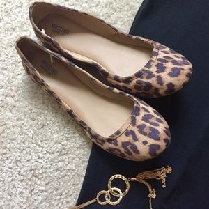 Leopard Print Flats